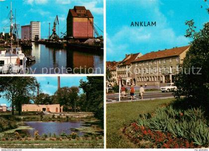 Anklam Peenehafen Schwimmhalle Marktplatz