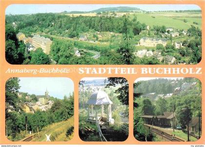Buchholz  Annaberg-Buchholz Sachsen Panorama Blick vom Tuermelfelsen Vordere Sta