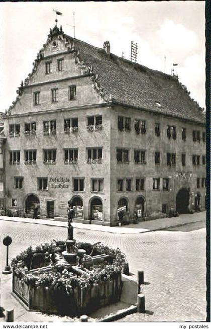 Ansbach Mittelfranken Ansbach Rathaus Brunnen