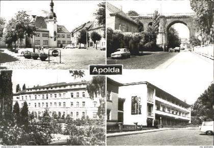 70088791 Apolda Apolda Rathaus Viadukt Krankenhaus x 1991 Apolda