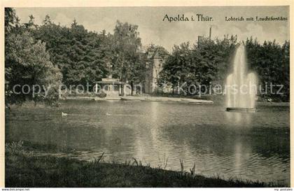Apolda Lohteich Leuchtfontaene