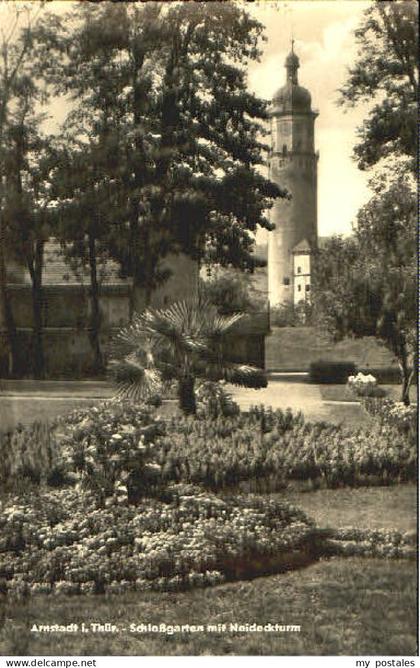 Arnstadt Ilm Arnstadt Schlossgarten Turm x 1964