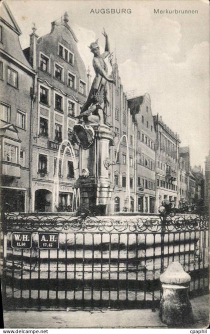 CPA Augsburg Merkurbrunnen