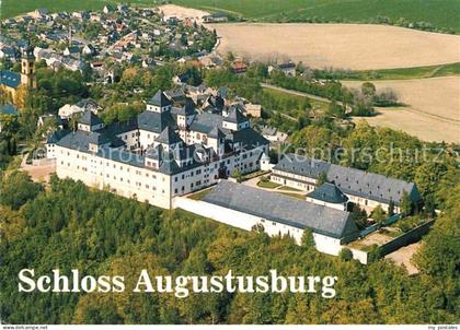 Augustusburg Schloss Augustusburg Fliegeraufnahme