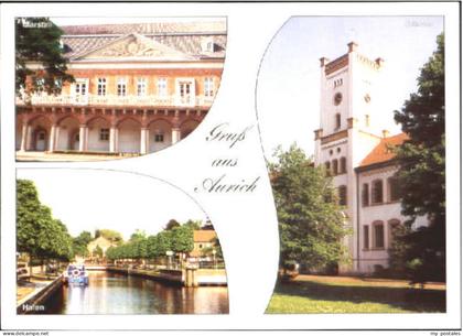 70113684 Aurich Ostfriesland Aurich Hafen Schloss x 2000 Aurich