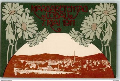02708 O8700 Löbau 1911 Lithographie Margaretentag - 13602694