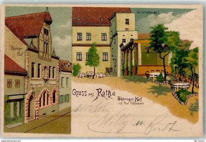 04571 O7209 Rötha 1913 - Gasthaus Thüringer Hof Gartenrestaurant - 13628788