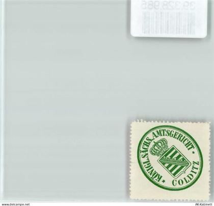 04680 O7241 Colditz Siegelmarke Königl. Sächs. Amtsgericht Colditz - 39328985