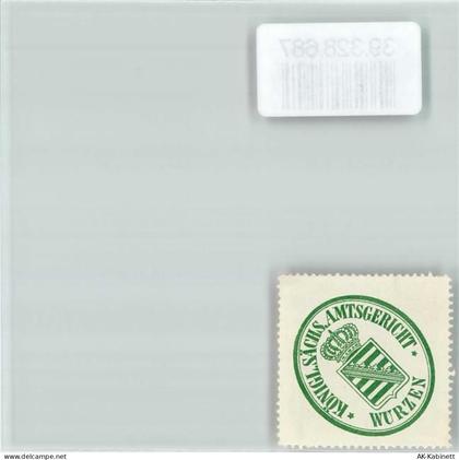 04808 O7250 Wurzen Siegelmarke Königl. Sächs. Amtsgericht Wurzen - 39328687