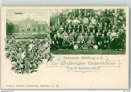 04895 O7906 Mühlberg , Elbe - 25 jährige Gedenkfeier 1901 Turnverein Müh... - 13625770