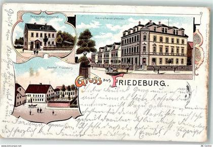 06347 O4271 Friedeburg b Hettstedt, Sachs-Anh 1903 Lithographie Hainiche... - 13627665