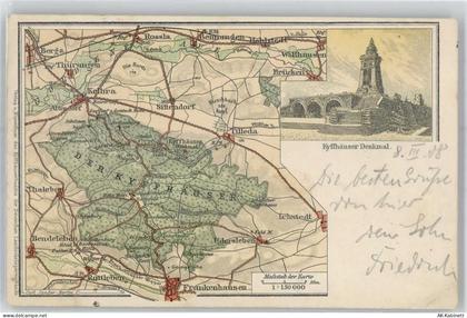 06567 O4712 Kyffhäuser - Kyffhäuser-Denkmal, Karte - 51172900