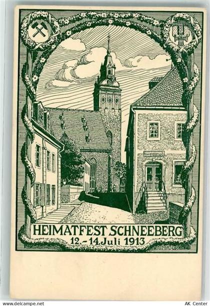08289 O9412 Schneeberg , Erzgeb - Heimatfest Schneeberg 1913 Bergmannswa... - 13627951