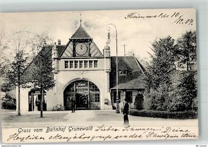 10115 W1000 Grunewald 1904 - Bahnhof Grunewald Stempel Shanghai - 13653530