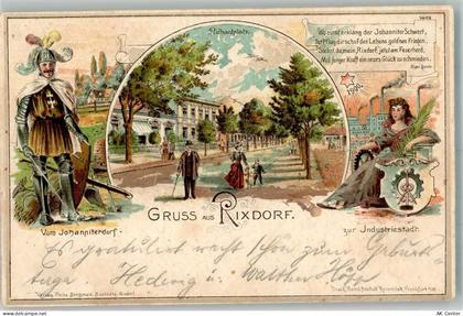 10115 W1000 Rixdorf 1900 Lithographie Ritter Vom Johanniterdorf zur Indu... - 13652293