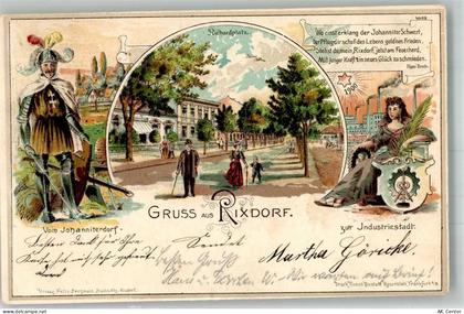 10115 W1000 Rixdorf 1900 Lithographie Ritter Vom Johanniterdorf zur Indu... - 13652294