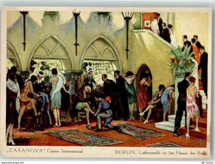 10115 W1000 Schöneberg Lithographie / Künstlerkarte Gasthaus Casino Inte... - 10680874