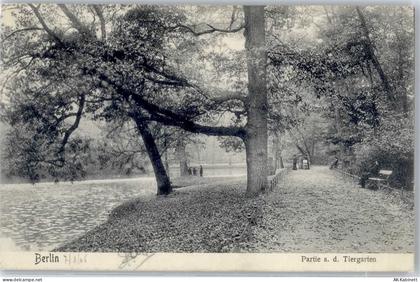 10115 W1000 Tiergarten 1906 - Partie aus dem Tiergarten - 51952194