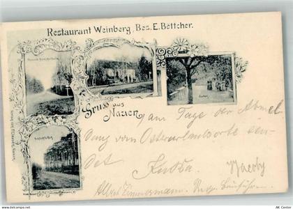 14641 O1550 Nauen , Havelland 1898 - Gasthaus Weinberg Garten Schlichts ... - 13664105