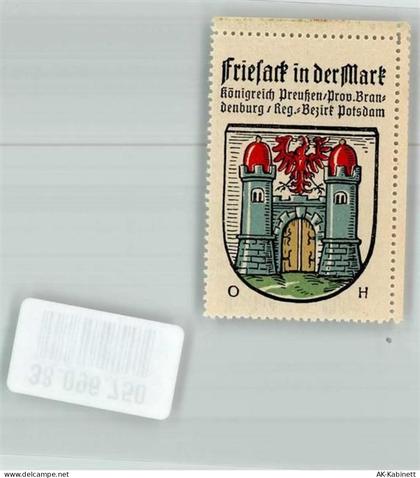 14662 O1553 Friesack Vignette Wappen Rückseite Werbung Kaffee HAG - 38096750