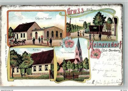 14979 O1722 Heinersdorf b Ludwigsfelde BOAKC E. Klemkes Gasthaus Pfarrha... - 13704254
