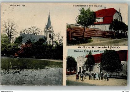 15518 O1241 Wilmersdorf b Briesen, Mark - Gasthaus Friedrich Wehking Sch... - 13634665