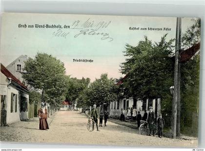 15748 O1605 Märkisch Buchholz 1908 - Wend-Buchholz Friedrichstraße Radfa... - 13641974