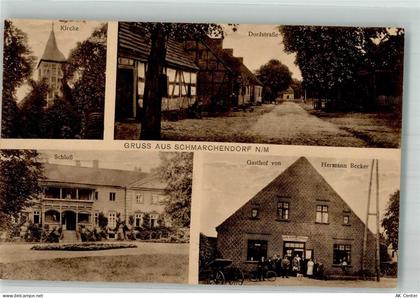 16278 O1321 Schmargendorf b Angermünde - Gasthaus Becker Schloss Kirche ... - 13669120