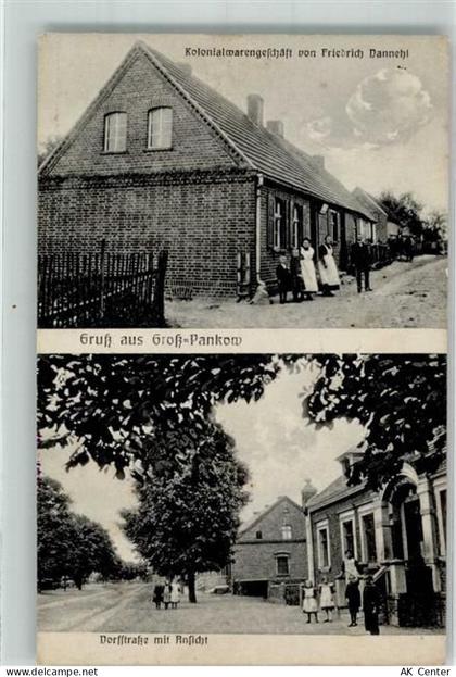 16928 O1921 Groß Pankow b Pritzwalk 1916 - Kolonialwarengeschäft Dannehl... - 13632189