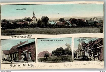 17129 O2031 Alt Tellin 1910 - Kaufhaus-Mineralwasserfabrik Heuer Mühleng... - 13667683