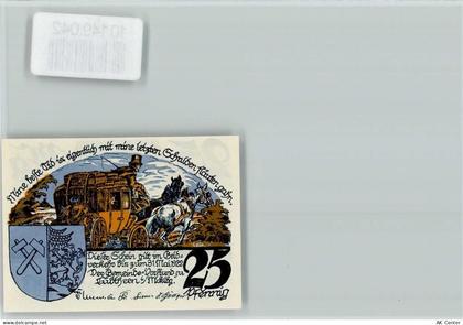 19230 O2821 Lübtheen - Notgeldschein 25 Pfennig Reutergeld Postkutsche W... - 10149042
