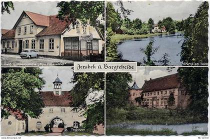 22941 W2072 Jersbek um 1960 - Jersbek, -Jersbek ü. Bargteheide-, 4 Ansic... - 20030099