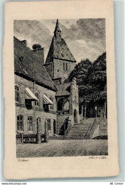 23879 W2410 Mölln , Kr Hzgt Lauenb Radierung Radierung - 10268856