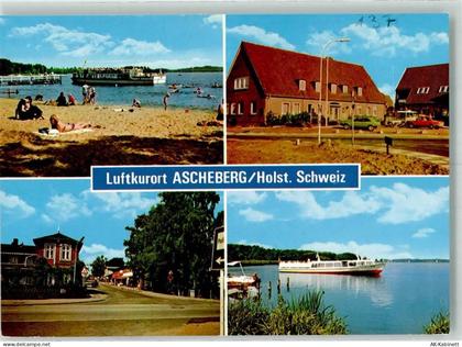 24326 W2323 Ascheberg Holstein - Anlegestelle Dorfansicht Motorschiff - 39778874