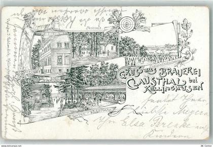 25548 W2217 Kellinghusen 1901 - Festzelt Brauerei Clausthal Festplatz Sc... - 13617052