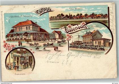 30900 W3002 Bissendorf , Han 1901 Gebrauchsspuren Lithographie Bahnhof G... - 13650433