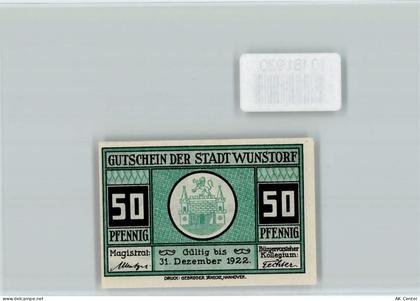 31515 W3050 Wunstorf - Notgeld Stiftskirche - 10181930