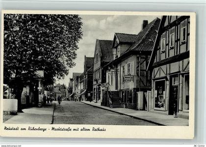 31535 W3057 Neustadt am Rübenberge - Marktstraße mit altem Rathaus Fachw... - 11066837