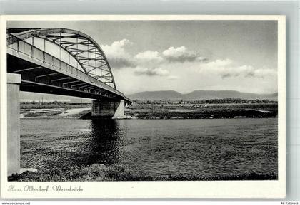 31840 W3253 Hessisch Oldendorf Foto AK Weserbrücke - 38044746
