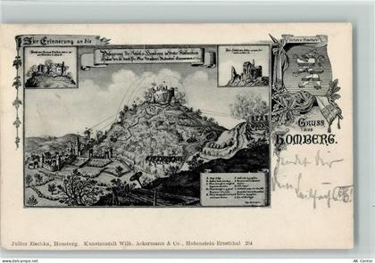 34576 W3588 Homberg , Efze - 1904 Alt-Homberg Stich - 13120637