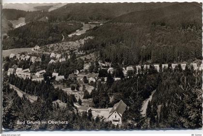 37539 W3362 Bad Grund 1962 - Bad Grund im Oberharz, Luftbild, gezackter ... - 20037063