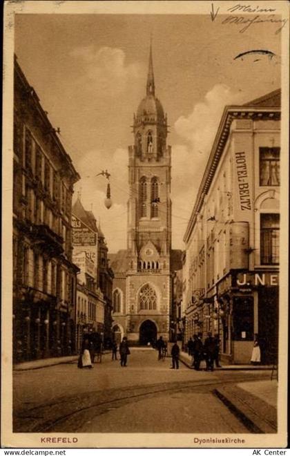 40668 W4150 Krefeld 1912 - Krefeld, Dyonisiuskirche,Rudolf Knuffmann - 20030024
