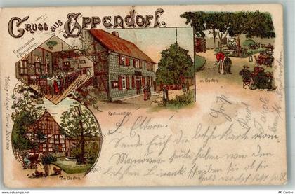 44787 W4630 Eppendorf 1902 Lithographie Gasthaus Niggeling Gartenwirtsch... - 13671318