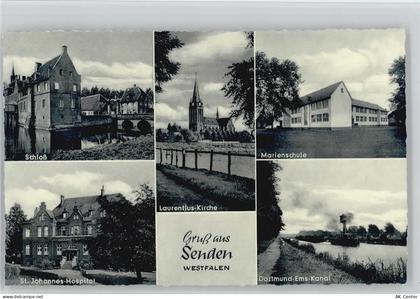 48308 W4403 Senden , Westf - Schloß St. Johannes-Hospital Laurentius-Kir... - 10053002