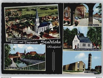 48703 W4424 Stadtlohn - Marktplatz, Kirche St. Otger, Am Rathaus, Gnaden... - 50973837