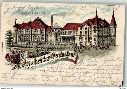 49074 W4500 Osnabrück 1901 Lithographie Osnabrücker Vereinshaus - 13642099