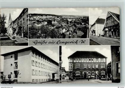 49525 W4540 Lengerich , Westf - Gesamtansicht Kirche Fachwerkhäuser Mehr... - 11075276