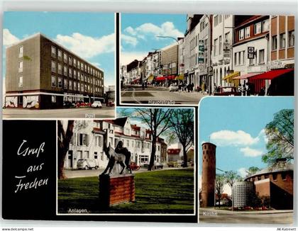 50226 W5020 Frechen - Kirche Hauptstraße Postamt Hotel Handlung Kaufhall... - 52026160