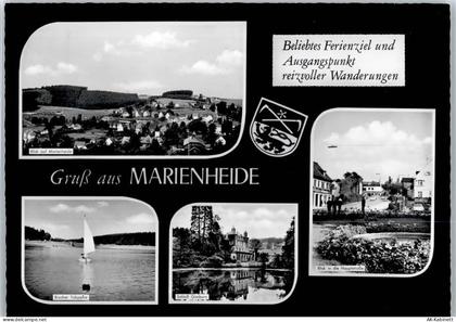 51709 W5277 Marienheide - Totalansicht, Brucher Talsperre,Hauptstrasse... - 51121714