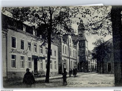 53909 W5352 Zülpich - Postamt Rathaus Hotel Kölner Hof Gasthaus - 51442952